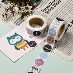 Thank You Professional Sticker Labels 500 each per roll Great for Orders Crafts
