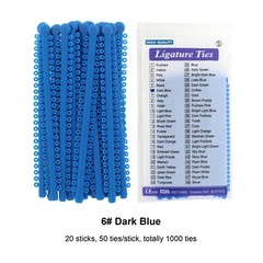 1000pcs Dental Orthodontic Ligature Ties Elastic Rubber Bands Braces ortodoncia