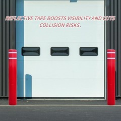 Bollard Cover Anti-Collision – Universal Fit for Dock and Parking Lot