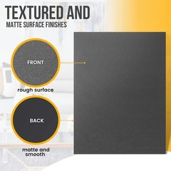 8-Pack ABS Plastic Sheets Black – Plastic Sheet – Textured Front and Matte Ba…