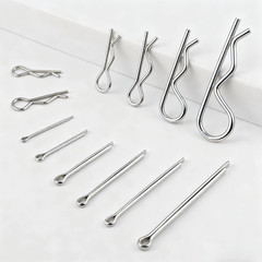 Cotter Pin Assortment Kit 283 Pcs, 304 Stainless Steel 16 Sizes Cotter Pins Hair