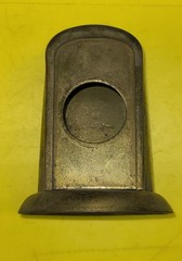 National Electric Electrical Outlet Box, Brass, Floor Mount, Tombstone
