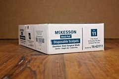 *Box of 10 Units* McKesson Size 11 Disposable Scalpel Single-Use Sterile