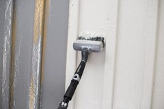 Anza ® | Angled Outdoor Paint Brush | Ergonomic swan 4.7 inches, Standard