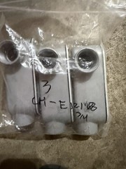 Lot of 3 Killark E12488 3/4” Conduit Body Covers New Industrial Electrical