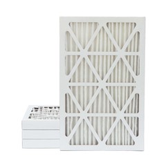 16x25x2 MERV 11 Pleated Air Filters by Glasfloss. 4 Pack. Made in USA