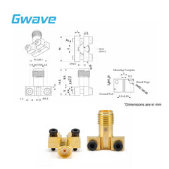 SMA Female Connector End Launch for PCB, DC – 18GHz