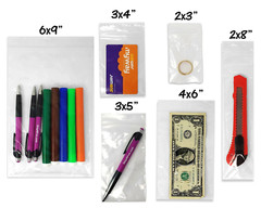 100 Pack 2 Mil, Clear ZipLock Bags, 2×3, 3×4, 4×6 Resealable Jewelry Zipper NEW