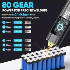 Battery Spot Welder 5000mAh Battery Portable Led Spot Welder for 18650 26650