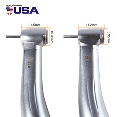Dental 1:5 Increasing Handpiece Contra Angle LED Fit KAVO NSK Electric Motor BK