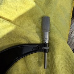 L S STARRETT Co., ATHOL Mass. USA 5 IN. No. 436 6 IN. Outside Micrometer