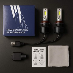 20000LM Auto LED Headlight Bulb 6000K IP67 12V 6063