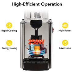 4.8 Gal Commercial Drink Dispenser,Slushy Machine Beverage Cooler for Restaurant