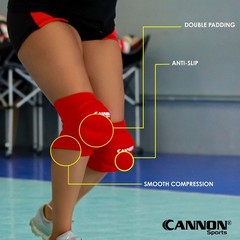 Cannon Sports Pro Volleyball Knee Pads – Thick Padded Sponge for Extra Sup