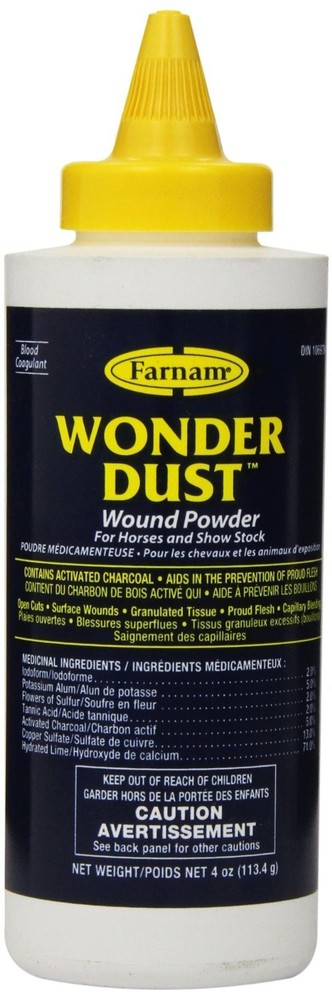 Farnam Wonder Dust 4 oz Would Powder for Horses and Show Stock