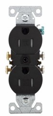 Eaton TR270BK Black Standard Duplex Receptacles 15A-125V QTY 100