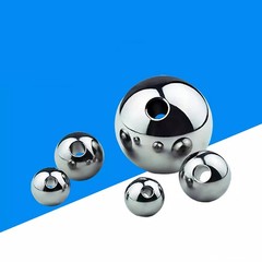 Solid Stainless Steel Non-Threaded Perforated Balls Rust Resistant OD 2-45 mm