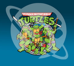 20oz Sublimation Tumbler Wrap TMNT Comics Ready to Press Transfer