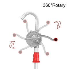 5 to 55 Gallon Drum Rotary Barrel Pump Hand Crank Diesel Fuel Oil Transfer Pump