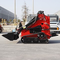 2025 Mini Crawler Track Skid Steer Loader B&S 13.5HP EPA Gas Vertical