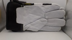 FIRM GRIP 65053 GOATSKIN LEATHER PALM GLOVE, SOFT ABRASION RESISTANT “LARGE”
