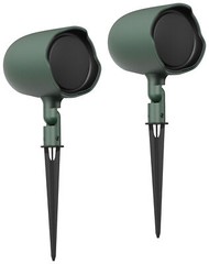 Pair JBL GSF3-GN 3″ Landscape Ground Stake or Wall Mount 70v Commercial Speaker