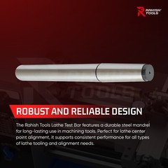 New MT5 Lathe Alignment Test Bar Alloy Steel Over All Length 17-1/2″Inch 5MT USA