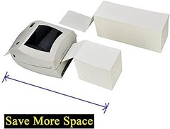 Immuson 4000 Fanfold 4 x 6 Direct Thermal Shipping Labels with Perforations, …
