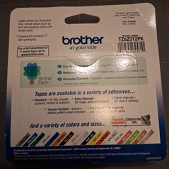 NEW 2 pack Brother P-Touch TZe-231 BLACK ON WHITE Label Tape Sealed