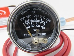 12FT MURPHY 20T-250-12-1/2 10702046 250 DEGREE TEMPERATURE GAUGE