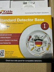 Kidde KI-SB4 Standard Detector Mounting Base w/ 4-inch Trim Skirt