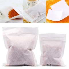 10 Pack of Small Paper Bags Zip Lock Resealable Nonwoven Storage Bags 6.3 by 8.2