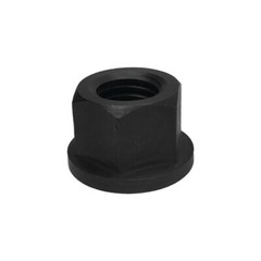 Heat Treated Steel 5/16”-18 Thread Hex Flange Nuts, Black Oxide Finish – PACK 2