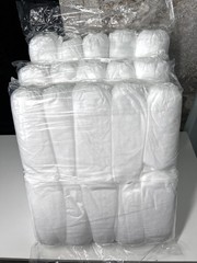 SAS- (6883-L) Shoe Covers- Large-White Non-Woven Polypropylene-300 Count