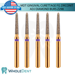 Dental MDT FG ZirconIT ADJ Gingival Curettage Z298 Diamond Adjustment Burs