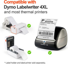 [2 Rolls, 440 Labels] 4”X 6” Postage Thermal Shipping Labels 4X6 Thermal Labels