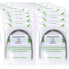 100 packs Dental Orthodontic Stainless Steel Rectangular Arch wires 16×16 Upper