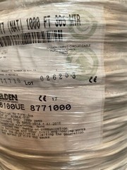 BELDEN 6100UE 8771000 NATURAL 1,000 FT. 305MTR LOT: 026253 NEW