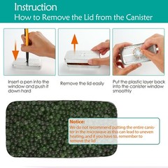 Reusable Silica Gel Desiccant Beads Dehumidifier Canister Safe 40 Gram 2 Packs