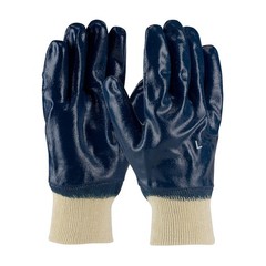 PIP 56-3152 SMALL HEAVY FULLY DIPPED NITRILE GLOVES KNIT WRIST /PACK OF 12 PAIR