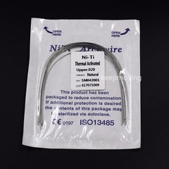 10 Pcs Dental Ortho Niti Thermal Activated Round Natural Arch Wire Form All U/L