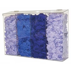 Bowman Dispensers Bk214-0111 Bulk Dispenser, 4 Compartments, Clear