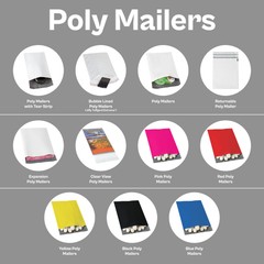 5-26″ Poly Mailers for Shipping (Multi Size) Qty 25-100 Per Case
