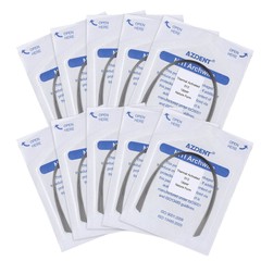 AZDENT Dental Orthodontic Heat Thermal Activated NITI Arch Wires Ovoid/Nature