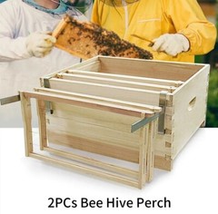 2Pcs Beehive Frame Holder, Stainless Steel , Beekeeping tool