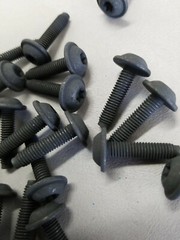 (25) M6-1.00 x 25mm Button Screw , torx, Dog Point. T30