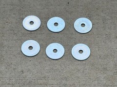 Sandbaggy 1/4” x 1-1/4” Galvanized Fender Washer (Zinc Plated)