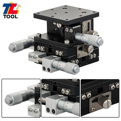 XYZ 3Axis Linear Stage Trimming Platform Bearing Tuning Sliding 60x60mm