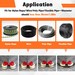 Lifting Pulley System Roof Top, Rope Block and Tackle Pulley System for Lifting