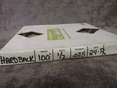 New Marvel 100′ x 1/2″ 24 Raker .025 Gauge Hard Back Bandsaw Roll Stock (AA2)